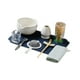 thumbnail image 2 of 10 piezas Matcha Tea Ceremony Kit Regalo de té japonés para la almohadilla de té familiar Utensilios de cocina de té para preparar el desayuno Blanco brillante, 2 of 9