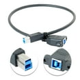 thumbnail image 2 of USB3.0 B Type Printer Extension Cable Featuring Screw Mount Panel Fast Speed 5Gbps Transfer 50cm 20inch For Devices, 2 of 8