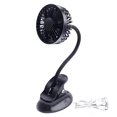 thumbnail image 1 of Portable Mini Clip Stroller Fan 3 Speeds Settings Flexible Bendable Usb Rechargeable Battery Operated Quiet Desk Fan For Home Of, 1 of 5