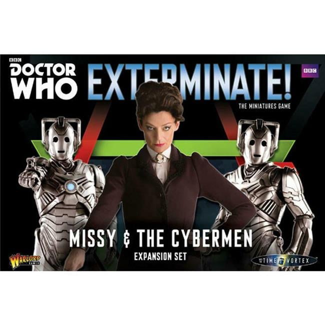 Doctor Who Exterminate! Game Expansion - Cybermen & Missy Set With 12 Miniatures & Cards