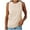 Khaki, variant on Lolmot Womens Crewneck Sleeveless Solid Color Tank Tops Summer Casual Loose Fit Basic Shirts