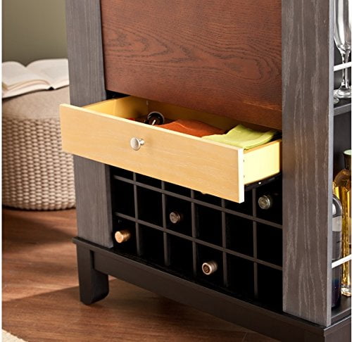 Liquor Storage Cabinet Wine Buffet Wooden Wine Pub Espresso