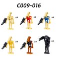 thumbnail image 2 of 24 piezas Star Wars batalla droides bloques de construcción Mini figuras juguetes regalos esquí esquí Gafas de esquí, 2 of 5