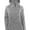 Lt. Grey, variant on Victory Outfitters Ladies' Knit Fleece Salt & Pepper Hooded Henley Pullover - Black - M
