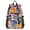 Colorful Skull, variant on JIALIOU 14" Laptop Backpack Waterproof Airline Approved Stylish Casual Daypack for Travel Business College Work, Umber