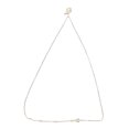 thumbnail image 2 of Collar de plata con colgante de gato y mariposa, collar de clavícula, joyería decorativa, cadena de extensión de 42 + 3 cm, color dorado, 2 of 10