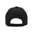 thumbnail image 5 of Men's Plain Baseball Cap Adjustable Curved Visor Hat-3P Black Black Black, 5 of 5