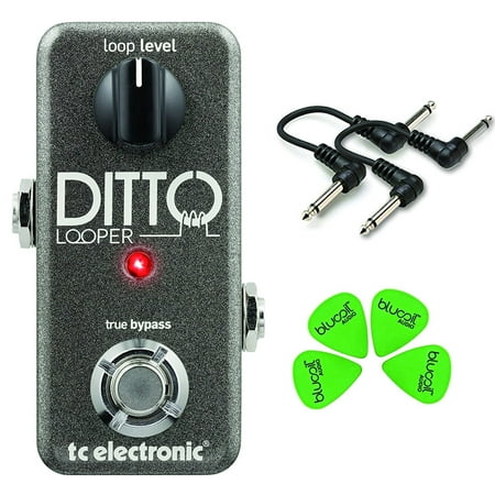 TC Electronic Ditto Looper Guitar Pedal Value Bundle w/ 2 6