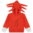 thumbnail image 7 of Boys Sonic The Hedgehog Shadow,Tails and Knuckles Cosplay Zip Up Fleece Hoodie-Boys 4-20 Red, 7 of 7