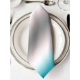 thumbnail image 2 of Hokiten Kitchen Dinner Napkins Set of 8 Turquoise Grey Cloth Napkins Reusable Washable Table Napkins for Weddings Cocktail Parties Holiday Table Decor 20x20 Inch, 2 of 8