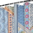 thumbnail image 3 of Multicolor Ethnic Striped Pattern Shower Curtain 84"x72" ,Bathroom Decorative Shower Curtains Set with 12 Hooks,Modern Waterproof Washable Shower Curtain, 3 of 6