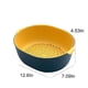thumbnail image 3 of Cesta de Lavado de Fruta y Verdura, Cesta de Cocina de Dos Niveles, Estantería de Plástico para Sala de Estar, para Fruta y Verdura, para Comedor, para Cocina, Resistente, Plegable, Diseño, 3 of 8