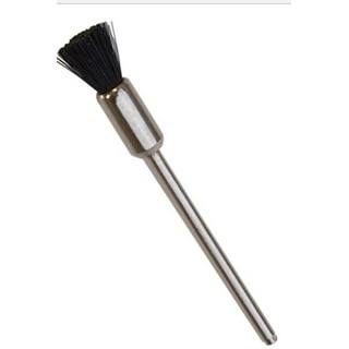 MINIATURE BRUSHES, MOUNTED on a 3/32 (2.3mm) mandrel , sold in packs of 12  - DDental Supplies