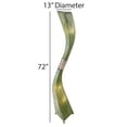 thumbnail image 3 of Eangee Home Design Flow Giant Floor Lamp, Shade Made Of Cocoa Leaves, 13x13x72 Inches, 3 of 6