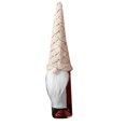 thumbnail image 5 of Cubierta de botella de champán con forma de sombrero de Navidad para decoración de mesa de cena, 5 of 5