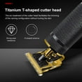 thumbnail image 2 of Cortadora de pelo para hombres, cortapelos sin huecos para cortar el pelo, forros de hoja en T recargables, cortapelos inalámbricos de cabeza calva de 0mm para hombres Adepaton WRMH-322, 2 of 4