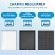 thumbnail image 5 of 3000 Replacement Filters Compatible with A DOCTOR 3000 4in1 Home Air Purifier,H13 True HEPA and Extra Carbn Pre-Filters, 5 of 5