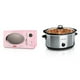 thumbnail image 1 of Horno microondas Nostalgia Retro 0.9 pies cúbicos 800 W y Crock-Pot 7Qt, 1 of 7