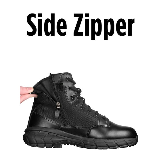Interceptor Interceptor Men's Guard Zippered Ankle High Work Boots