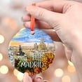 thumbnail image 4 of Madrid Spain Christmas Ornament, Ceramic/Acrylic - Madrid Spain, Spain Hawaii Travel Souvenir, Seasonal Tree Ornament, Travel Memento 2025, Gift for Travelers, 2025 Edition, 4 of 5