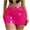 A-Hot Pink, variant on Jinhomg Party Skirt for Women Sparkly Rainbow Sequin Mini Skirts 2025 Trendy Sheer See Through Bodycon Skirt Shiny Club Night Out Skirts Green Free Size