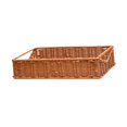 thumbnail image 3 of WeiLaiKeQi Fruit Basket Handmade Tabletop Woven Food Basket for Cupboard Shelves Spoons Brown L, 3 of 9