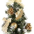 thumbnail image 2 of Mini árbol de Navidad Artificial Decoración de mesa Mesa Árbol de Navidad Artificial en Miniatura con Adornos Decoración del hogar Adecuado para Navidad,val. Afortunado Sencillez, 2 of 4