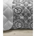 thumbnail image 3 of Astrology Down Alternative Comforter, Pattern Horoscope Signs and Constellations Cosmic Galactic Movement, Microfiber Quilt for All Season, 5 Sizes, Indigo Grey White, by Ambesonne, 3 of 3