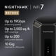thumbnail image 2 of Nighthawk Netgear RS700S Wi-Fi 7 IEEE 802.11be Router Inalámbrico Ethernet, 2 of 5