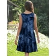 thumbnail image 2 of CRAYNER Women Summer Sleeveless Tank Dresses Casual Swing T Shirt Dresses Beach Cover ups Sundress with Pockets, XL, 2 of 9
