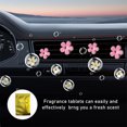 thumbnail image 5 of 10 Pcs Cute Automobile Accessories Set,Pink Car Supplies,Cute Car Accessories Set with Safety Shoulder Pad Cover,Coaster,Starting Ring,Button Buckle,Air Outlet Flower Clip (Pink), 5 of 8