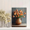 thumbnail image 2 of Qisvanset 12x16 Inch Vintage Jug Tulip Canvas Wall Art, Cottagecore Spring Floral Farmhouse Kitchen Decor, 2 of 8