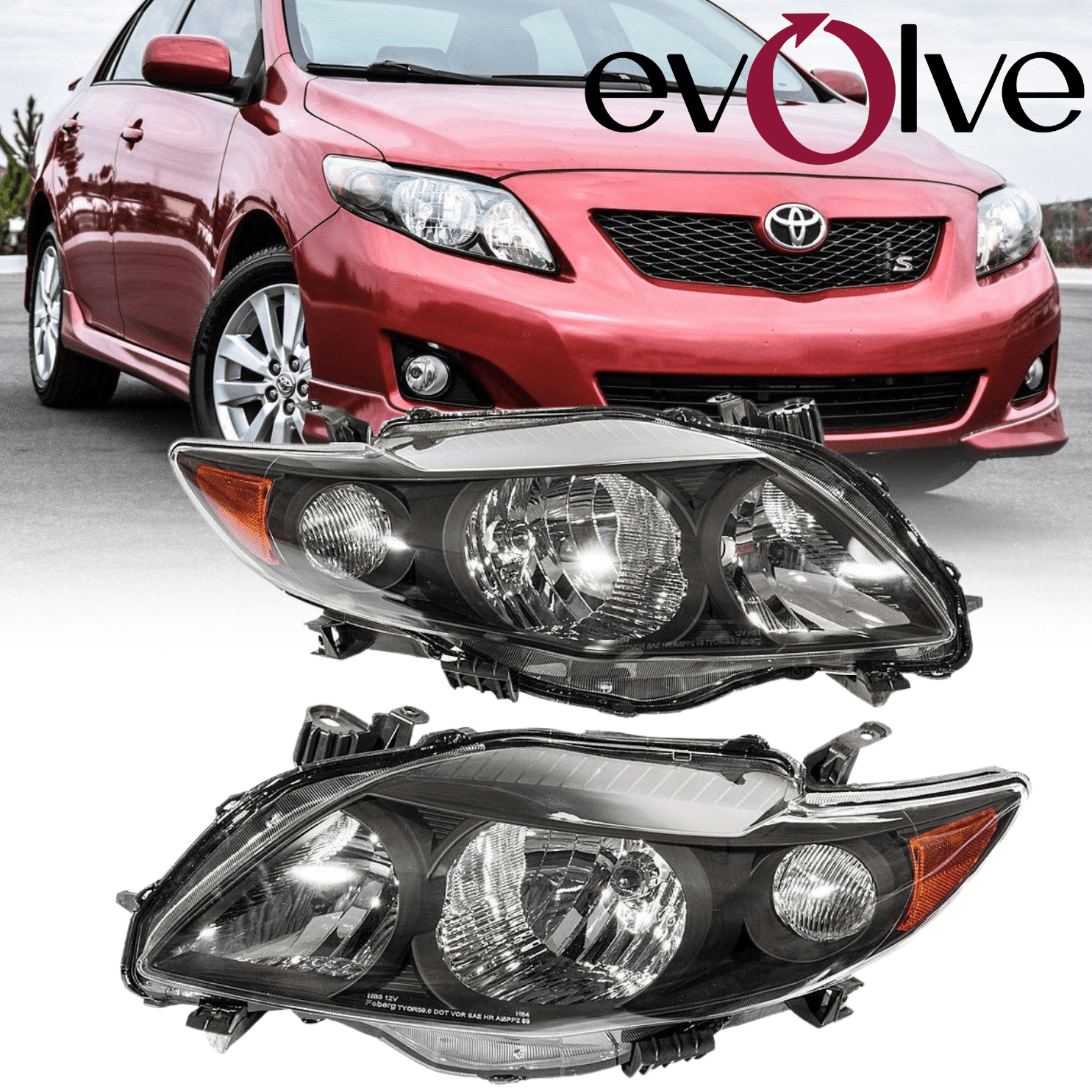 2009 Toyota Corolla Headlight
