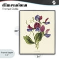 thumbnail image 4 of Stupell Industries Shabby Chic Vintage Sweet Pea Blossoms Black Framed Giclee Art, 24 x 30, by Connie Resch, 4 of 8
