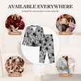 thumbnail image 7 of Balery Spiders Pattern Pajama Sets for Women Long Sleeve 2 Piece Sleepwear Loungewear Sets Soft PJ's with Pockets Long Sleeve Comfy Pj Sets-Large, 7 of 7