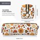 thumbnail image 3 of Fotbe Thanksgiving Food Estuche para Lápices de Cuero con Estampado, Estuche con Cremallera Resistente, Organizador Compacto y Elegante para Papelería, 3 of 7