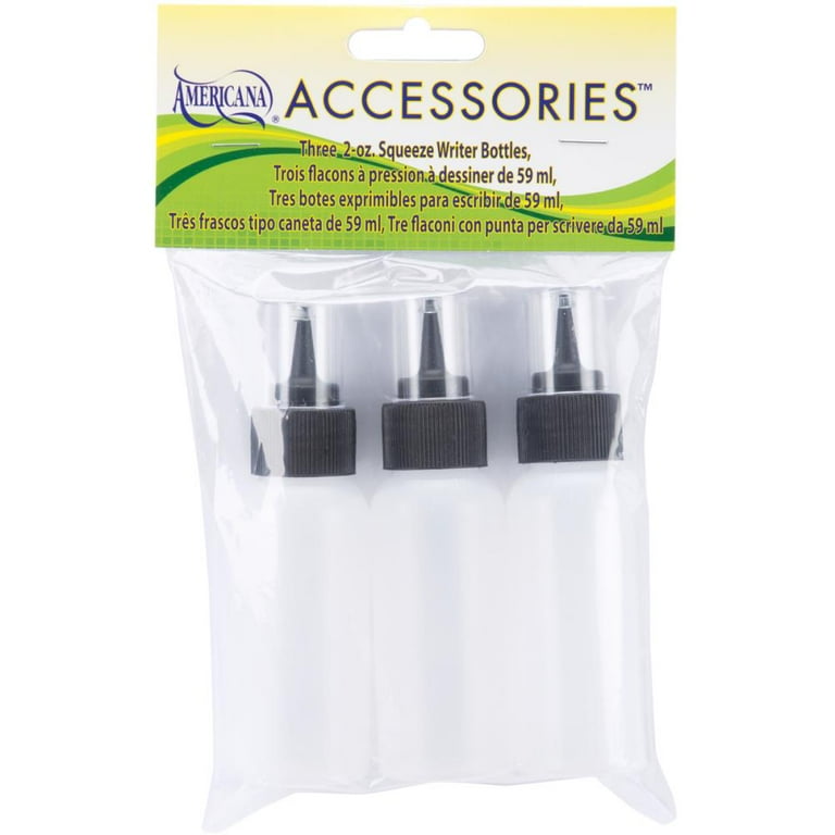 DecoArt Americana Accessories: Squeezy Empty Writer Bottles - 3pk DecoArt Americana Accessories: Squeezy Empty Writer Bottles - 3pk