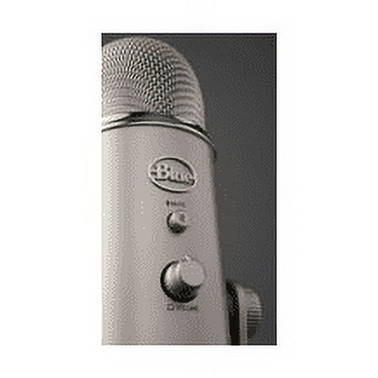 Blue Microphones Yeti USB Microphone (Silver) Bundle with Pop