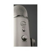 Blue Microphones Yeti USB Microphone (Silver) Bundle with Pop Filter