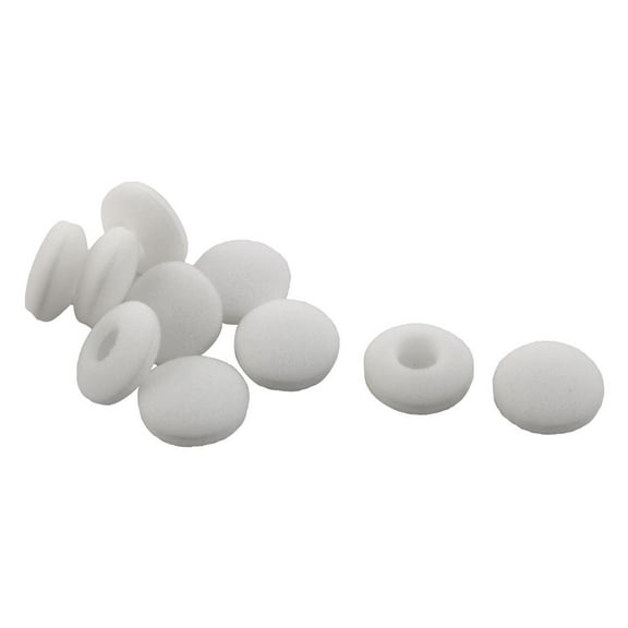 Uxcell Sponge Earphone Headset Earbud Covers Cushions Pad Protector White 10 Pcs