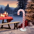 thumbnail image 6 of Inflatable Candy Cane Ornament Christmas Decoration Large PVC Material for Indoor Outdoor Home Patio Use, 6 of 9
