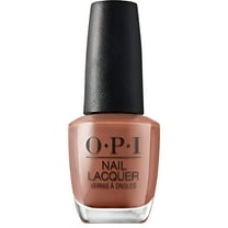 OPI Nail Lacquer Chocolate Moose | Opaque Dark Brown Crème Chip Resistant Nail Polish | Vegan, Fast Drying, Streak Free E22