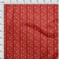 thumbnail image 3 of oneOone Tissu Polyester Spandex Rouge Joyeux Noël Tissu pour Robe Tissu Imprimé au Mètre 56 Pouces de Large, 3 of 4