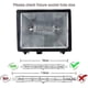thumbnail image 4 of Set of 5 R7S Halogen Bulb 78mm 80W 230V, R7S Halogen Rod 78mm, R7S Halogen Bulb Dimmable Halogen Rod Lamp, 4 of 5