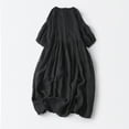 thumbnail image 2 of Pompotops Robe Longue de Soirée Mode Femme Aguichant Manches 3/4 Dos Nu avec Dentelle en Solde, 2 of 3