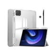 thumbnail image 1 of Protective Case for Xiaomi Mi Pad 6 / 6 Pro 11 Inch 2023 with S Pen Holder, Universal Stylus Pen,Transparent Hard Shell Back Trifold Smart Stand Cover, 1 of 7