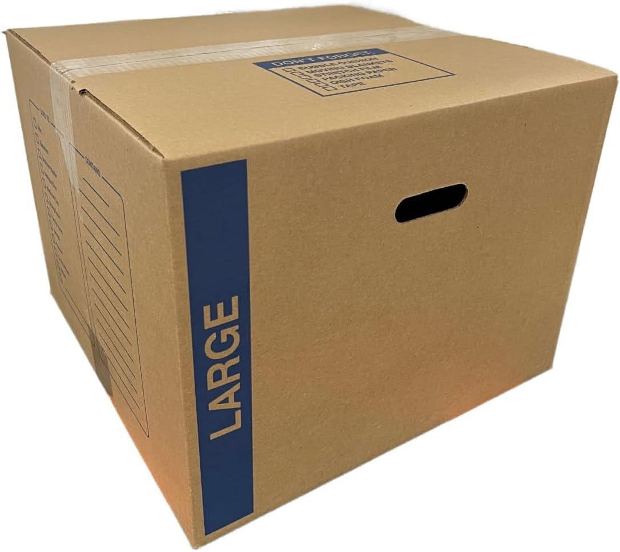 10 - Pack Large Cardboard Moving Boxes 20x20x15 32 ECT With Handles
