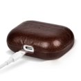 thumbnail image 2 of Protective Leather Bluetooth Wireless Headphone Case, Brown, 2 of 3