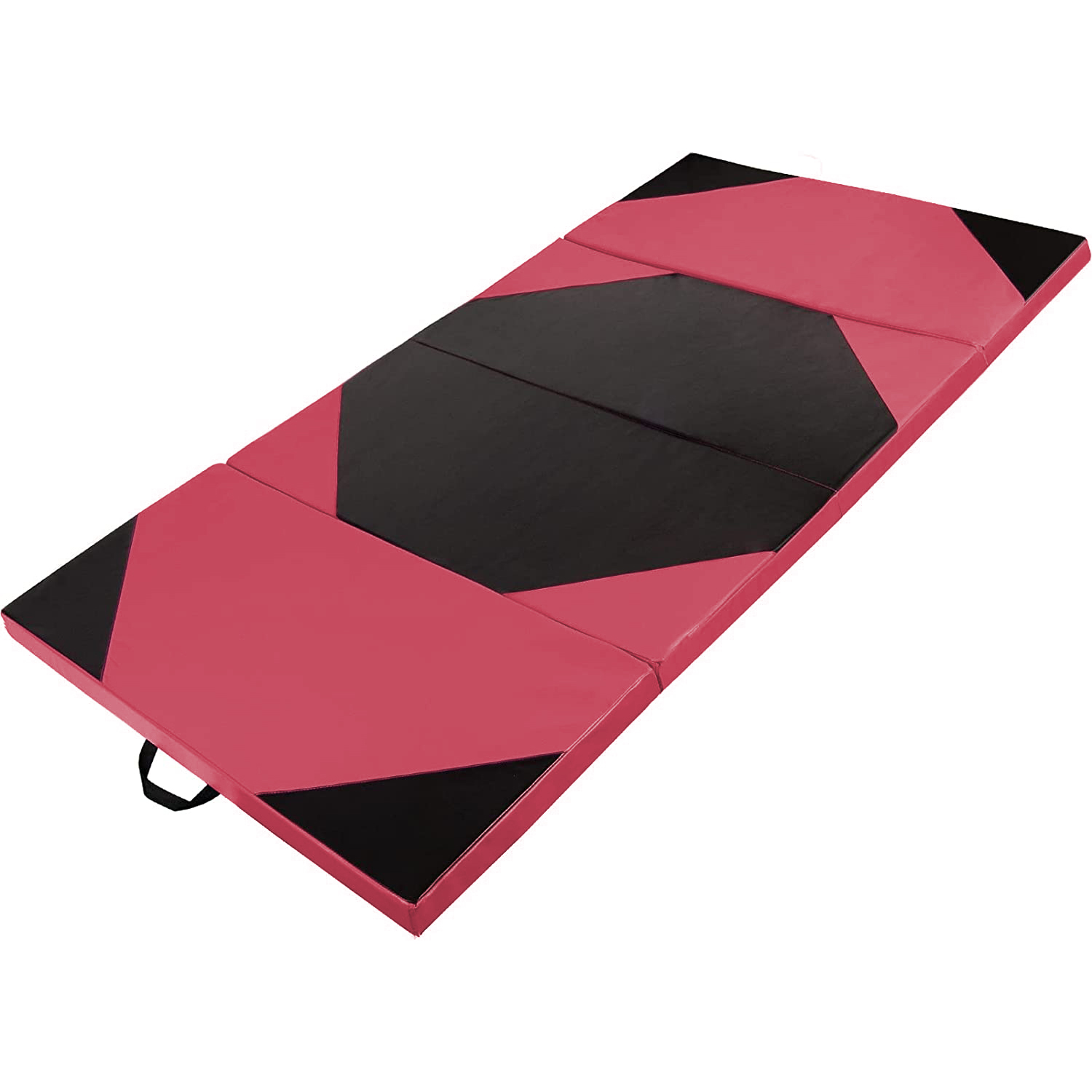 2" Thick FourFold Exercise Mat with Carry Strap, Lightweight and Extra