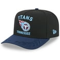thumbnail image 1 of Men's New Era Black/Navy Tennessee Titans 2025 NFL Draft A-Frame 9FIFTY Snapback Hat, 1 of 7